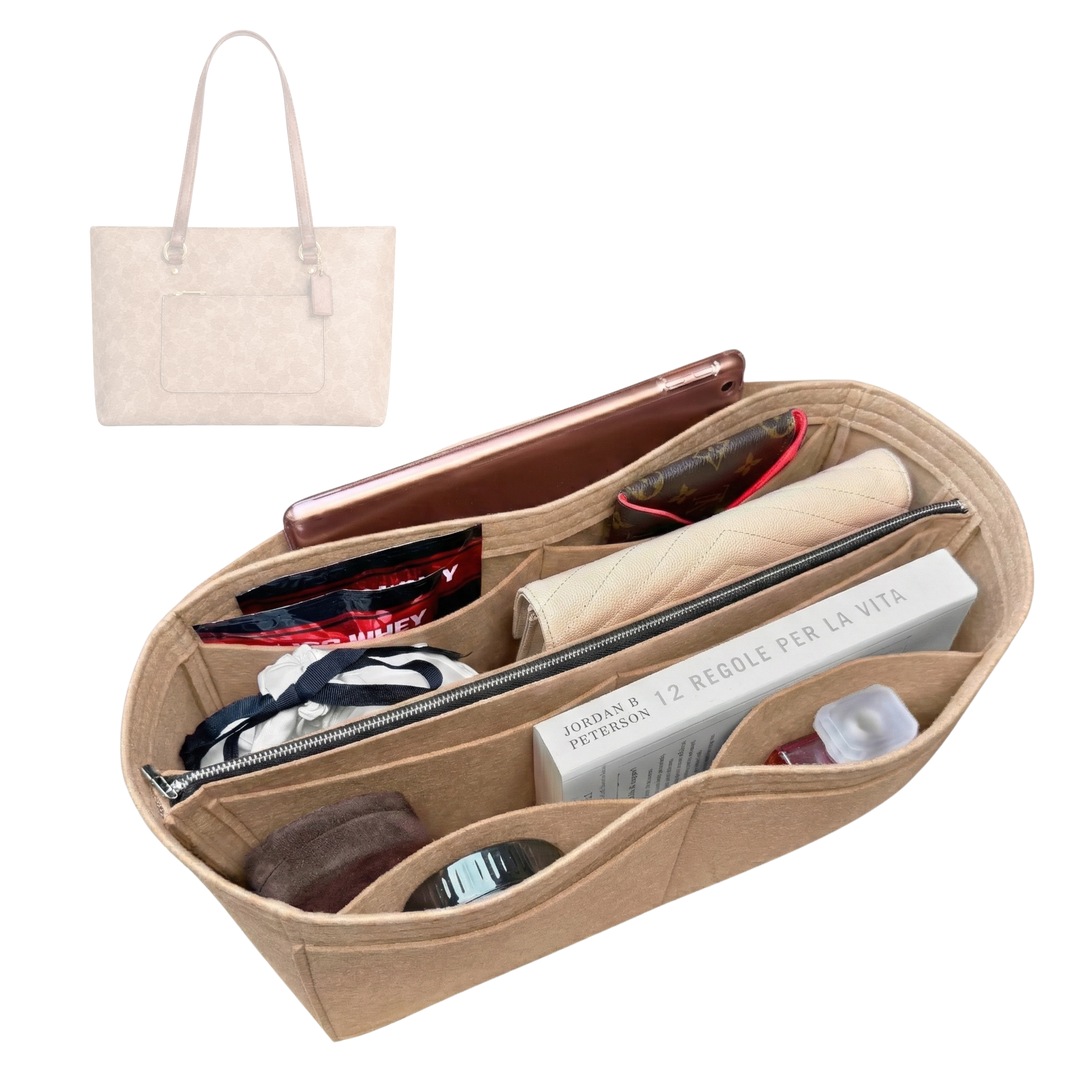 Divitize Purse Organizer compatible with Station Tote Bags