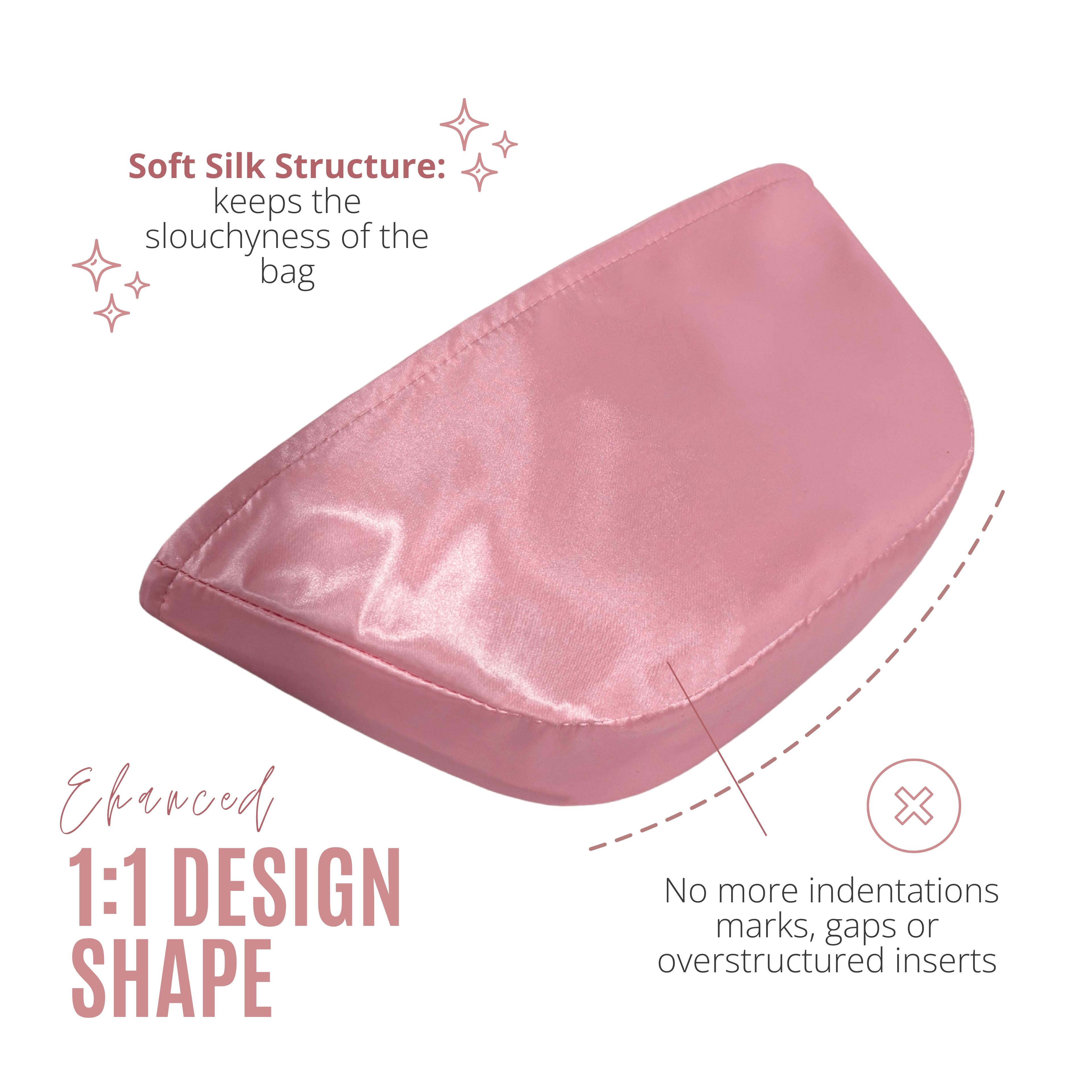 Divitize Luxe Silk Purse Organizer compatible with Crescent Bag