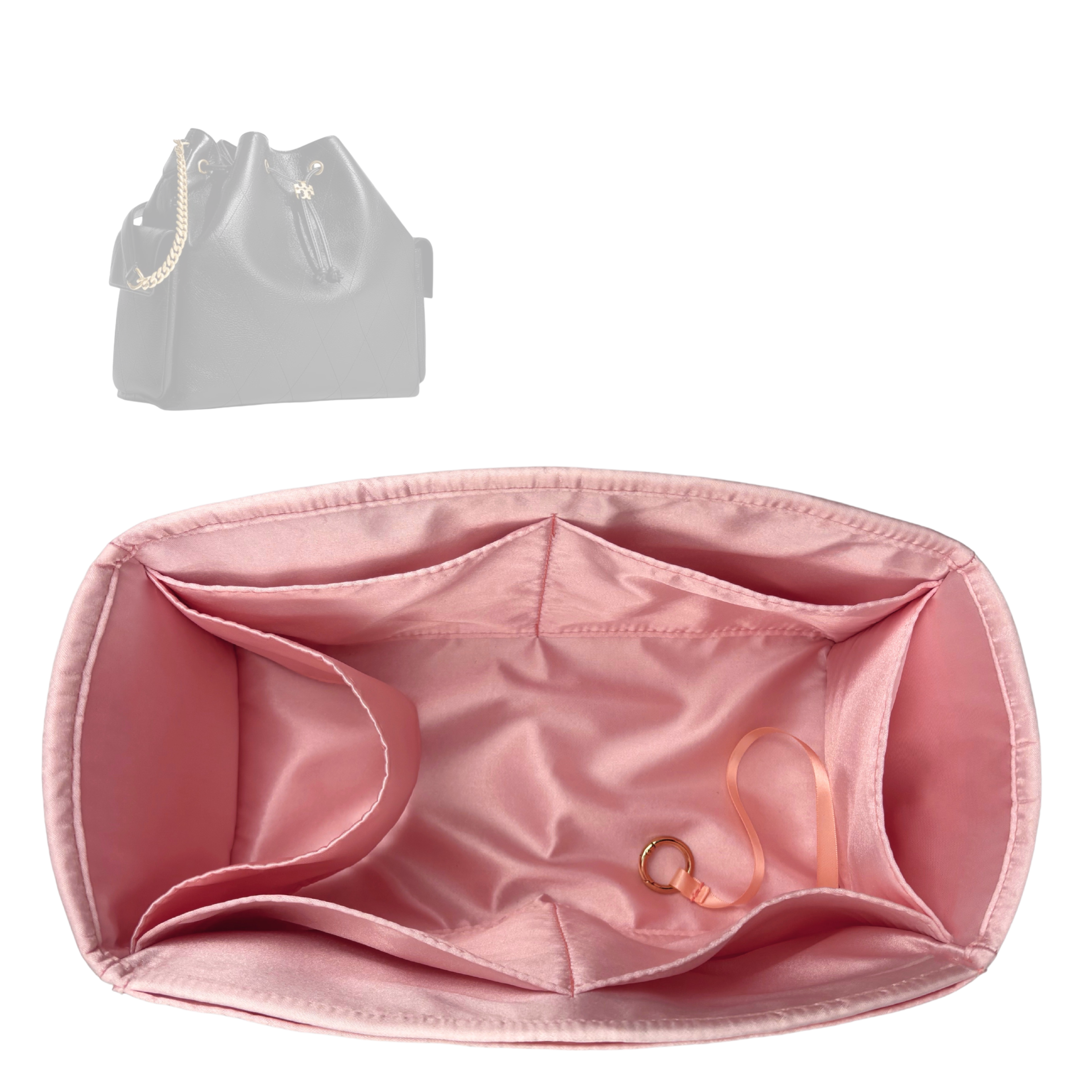 Divitize Luxe Silk Purse Organizer compatible with Charlie Drawstring