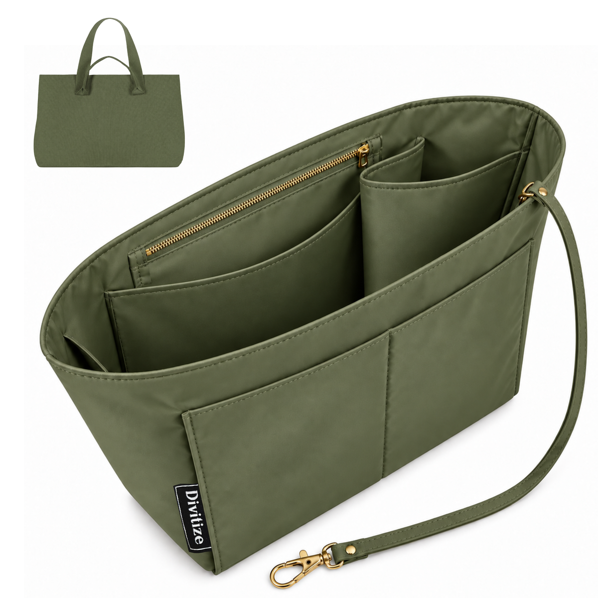 Divitize Curves Tote nylon organizer Musk#Color_Musk