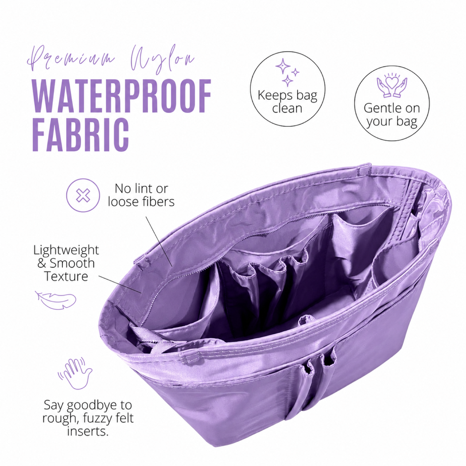 Divitize Curves Tote nylon organizer Lilac feature image 2#Color_Lilac