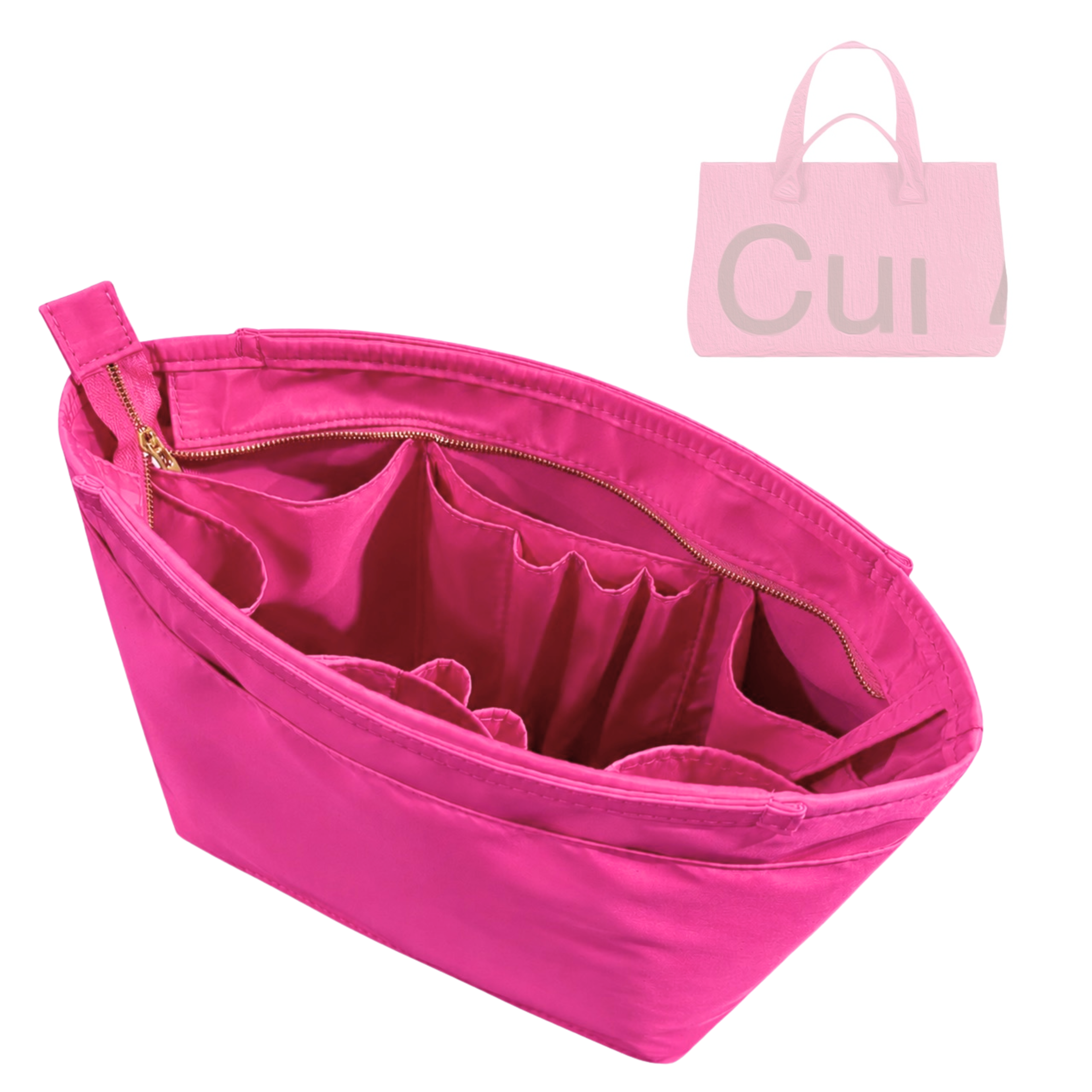 Divitize Luxe Waterproof Nylon Organizer compatible with Curves Tote