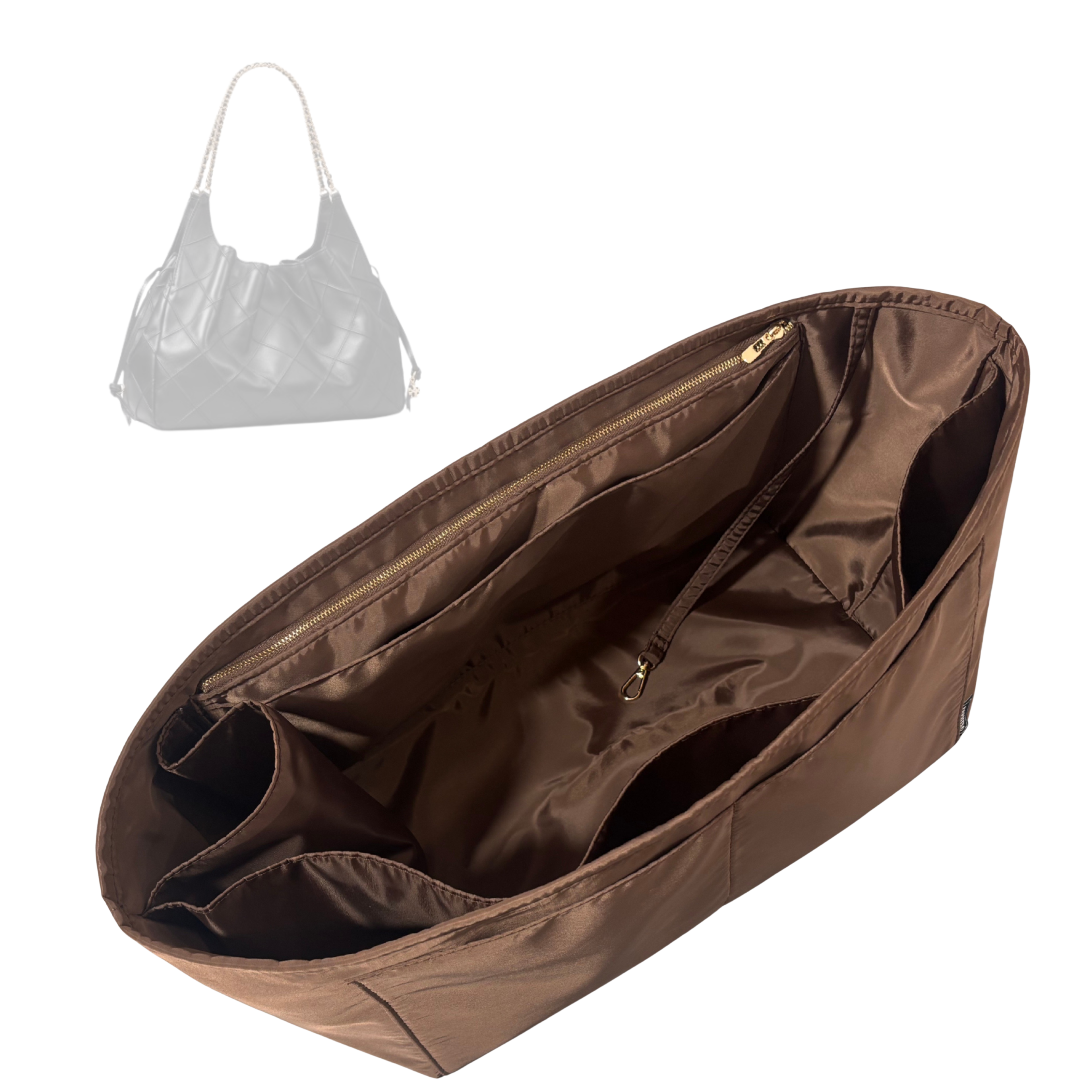 Divitize Luxe Waterproof Nylon Organizer compatible with Fleming Bag