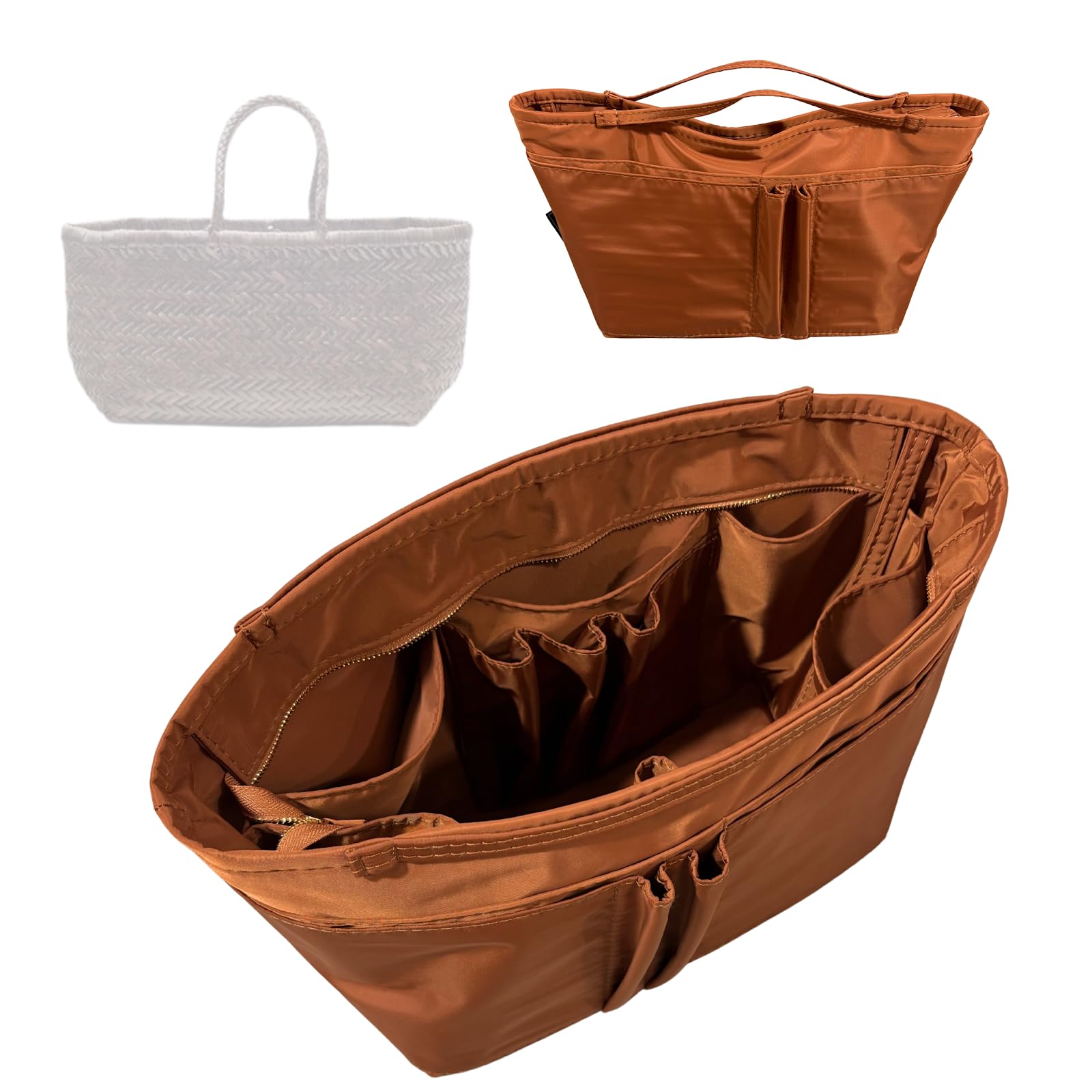 Divitize Luxe Waterproof Nylon Organizer compatible with NS Diagonal / Triple Jump Small Bag