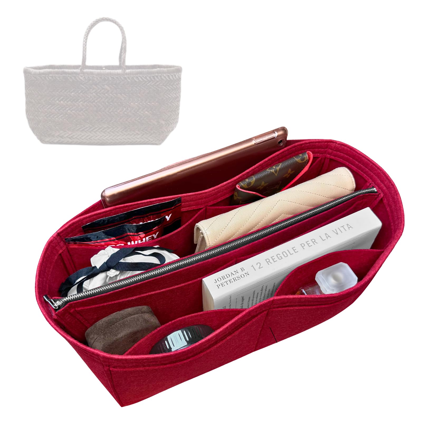 Divitize Purse Organizer compatible with NS Diagonal / Triple Jump Small Bag
