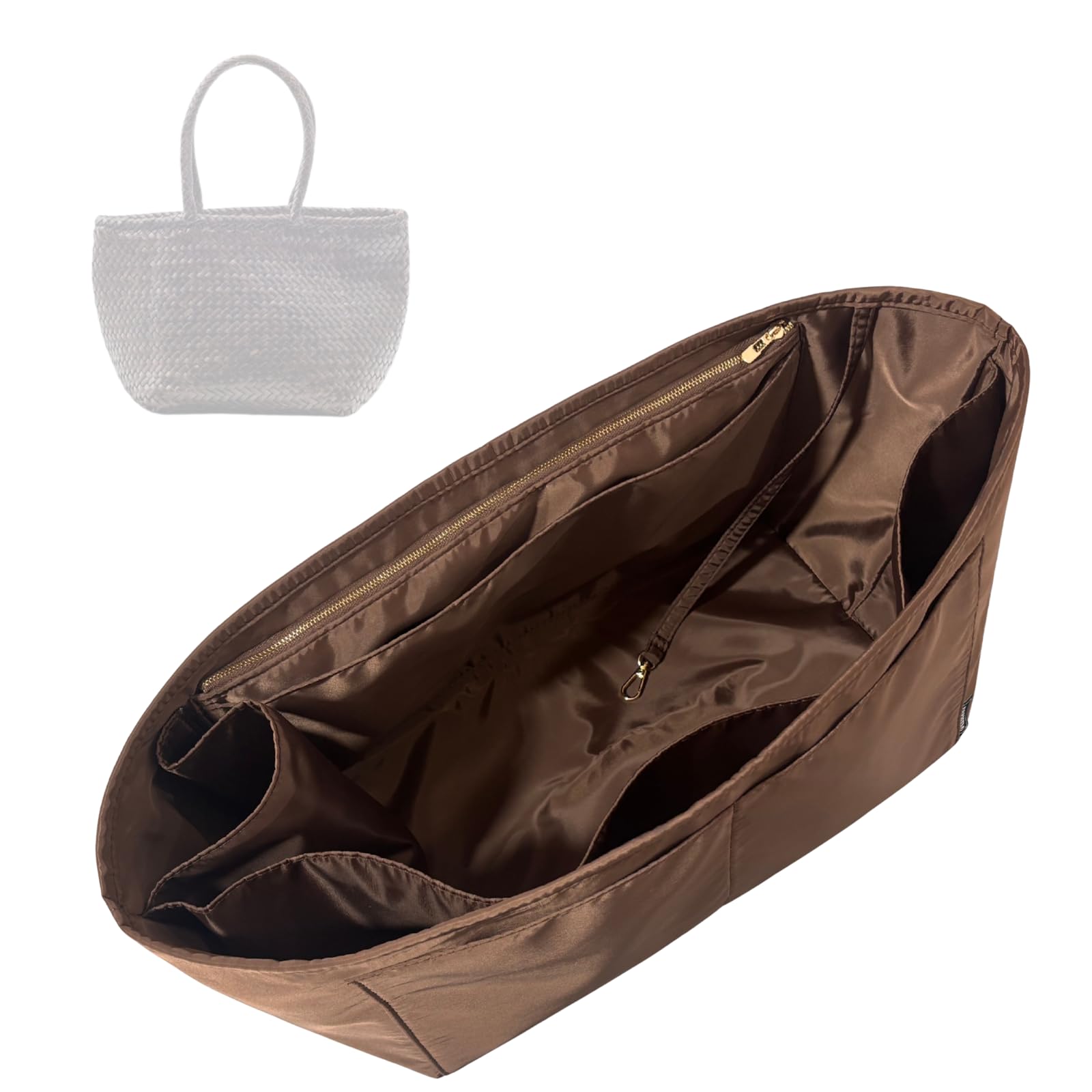 Divitize Luxe Waterproof Nylon Organizer compatible with Mini Flat Gora Bag
