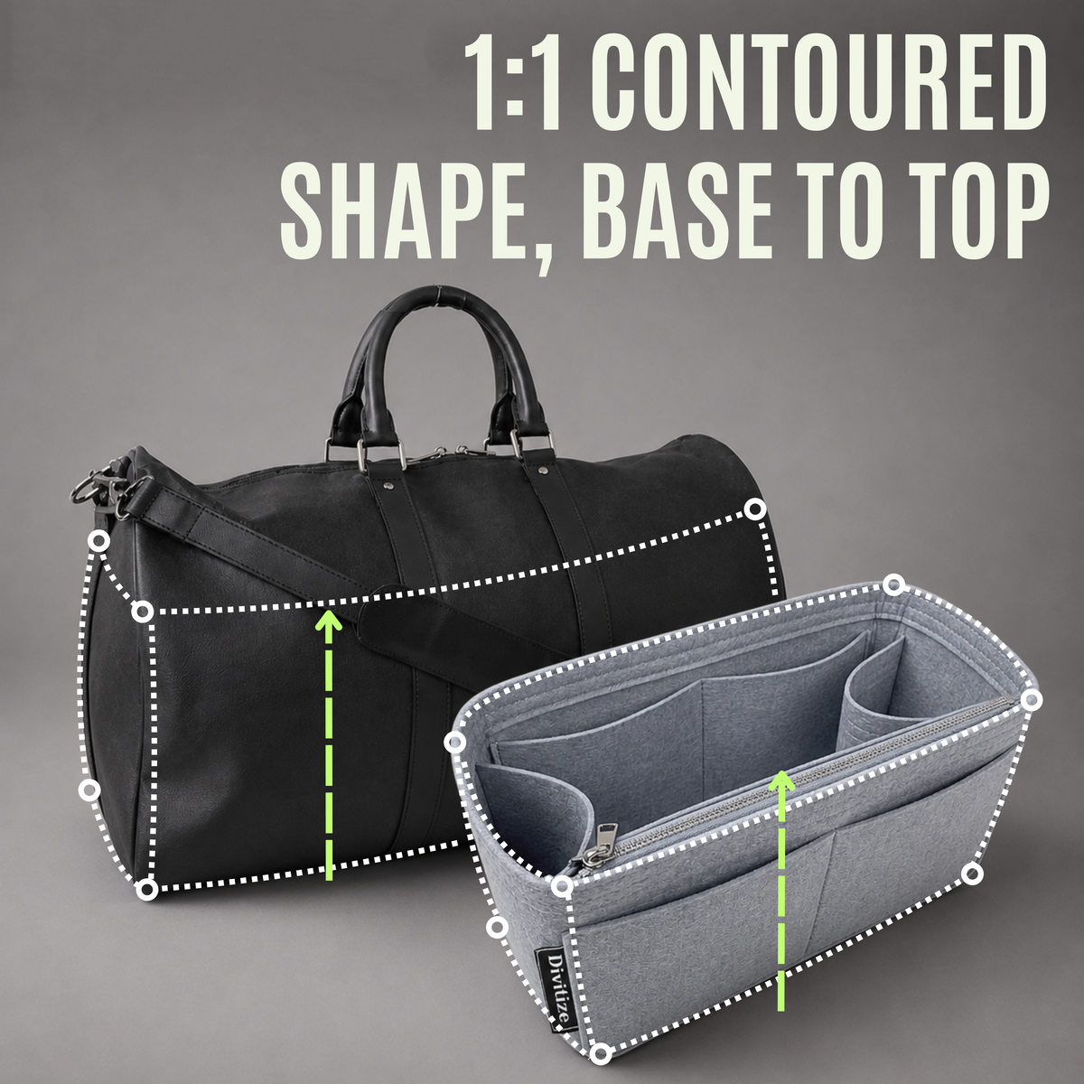 Divitize Premium Organizer compatible with Keepall