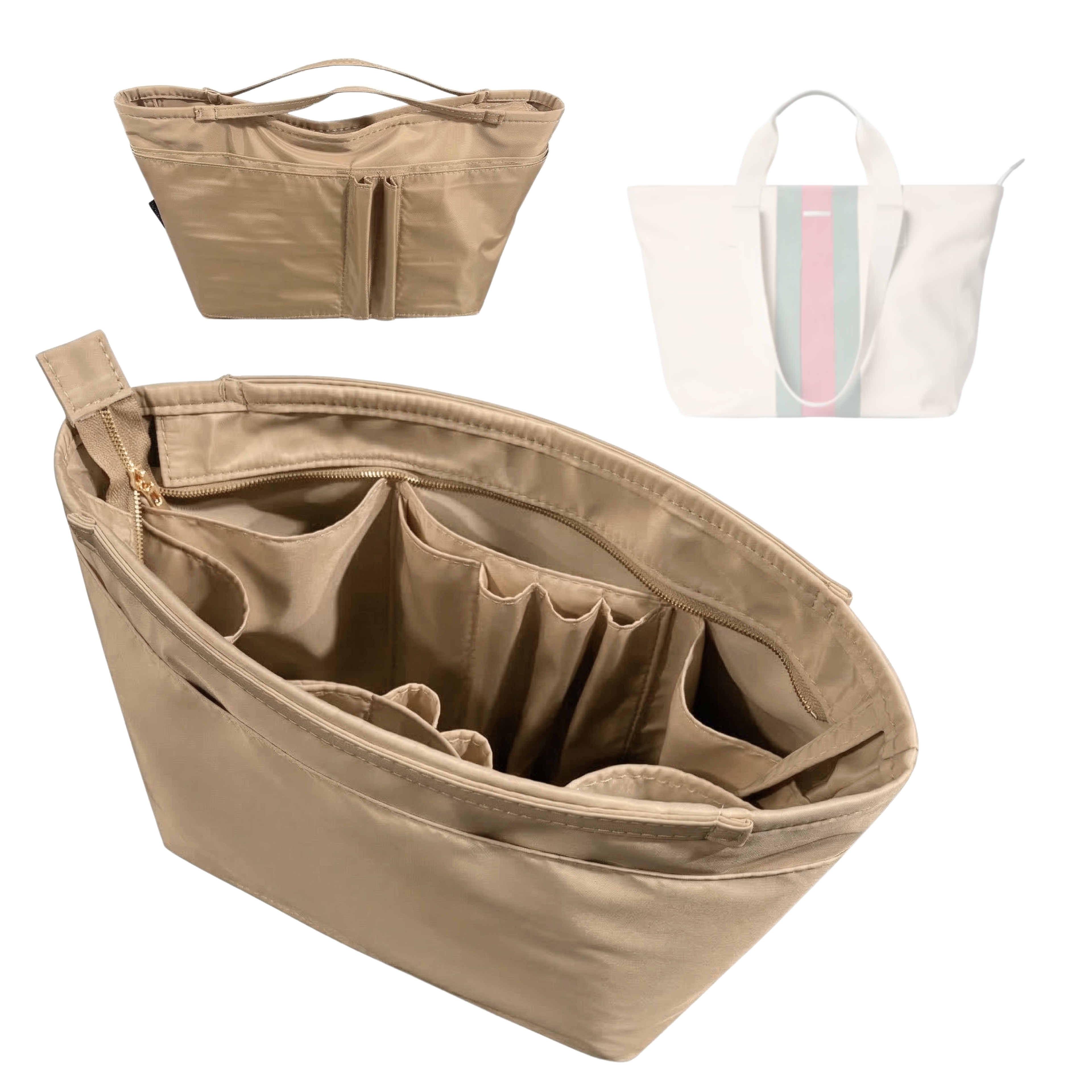 Divitize Luxe Waterproof Nylon Organizer compatible with Positano Totes