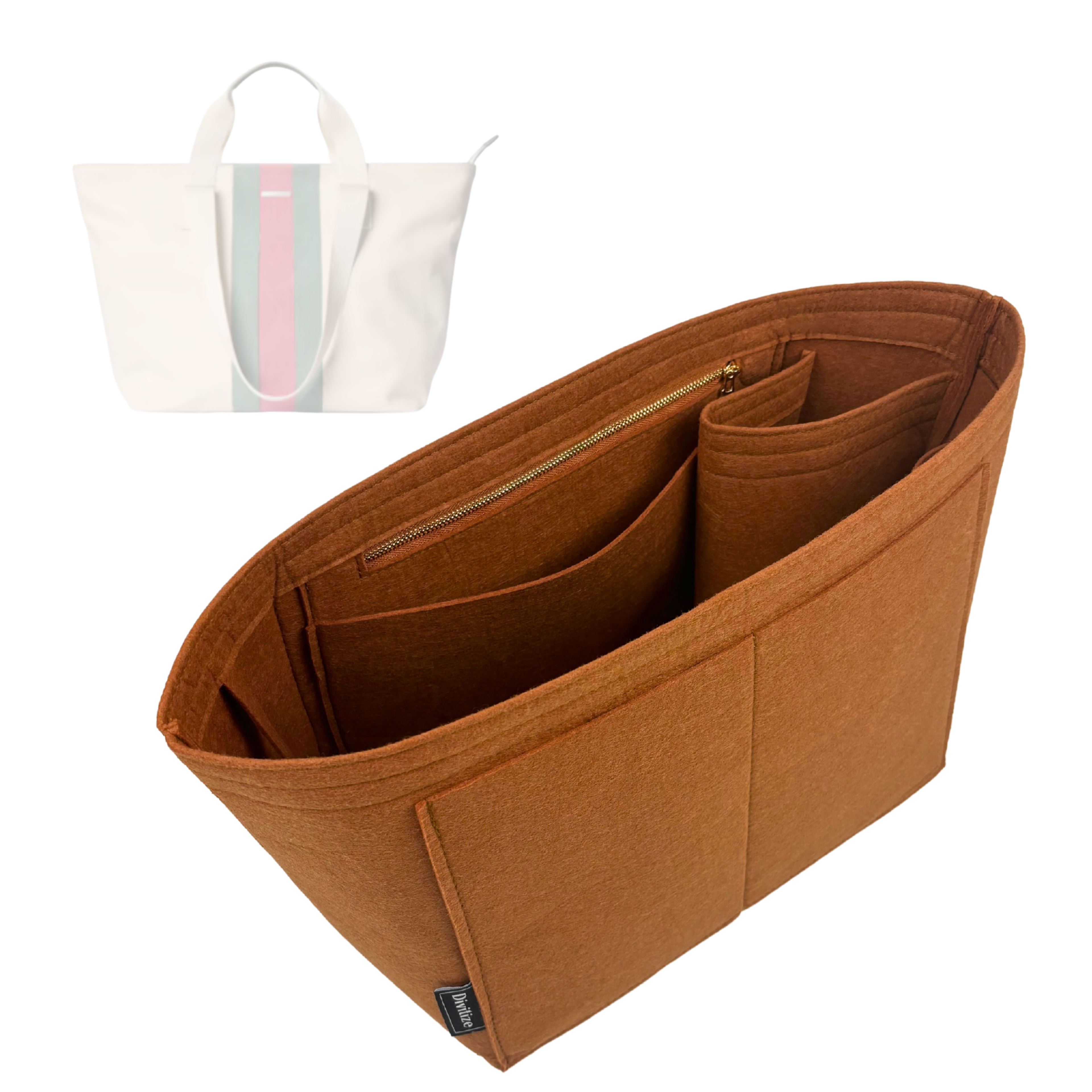 Divitize Purse Organizer compatible with Positano Tote Bag
