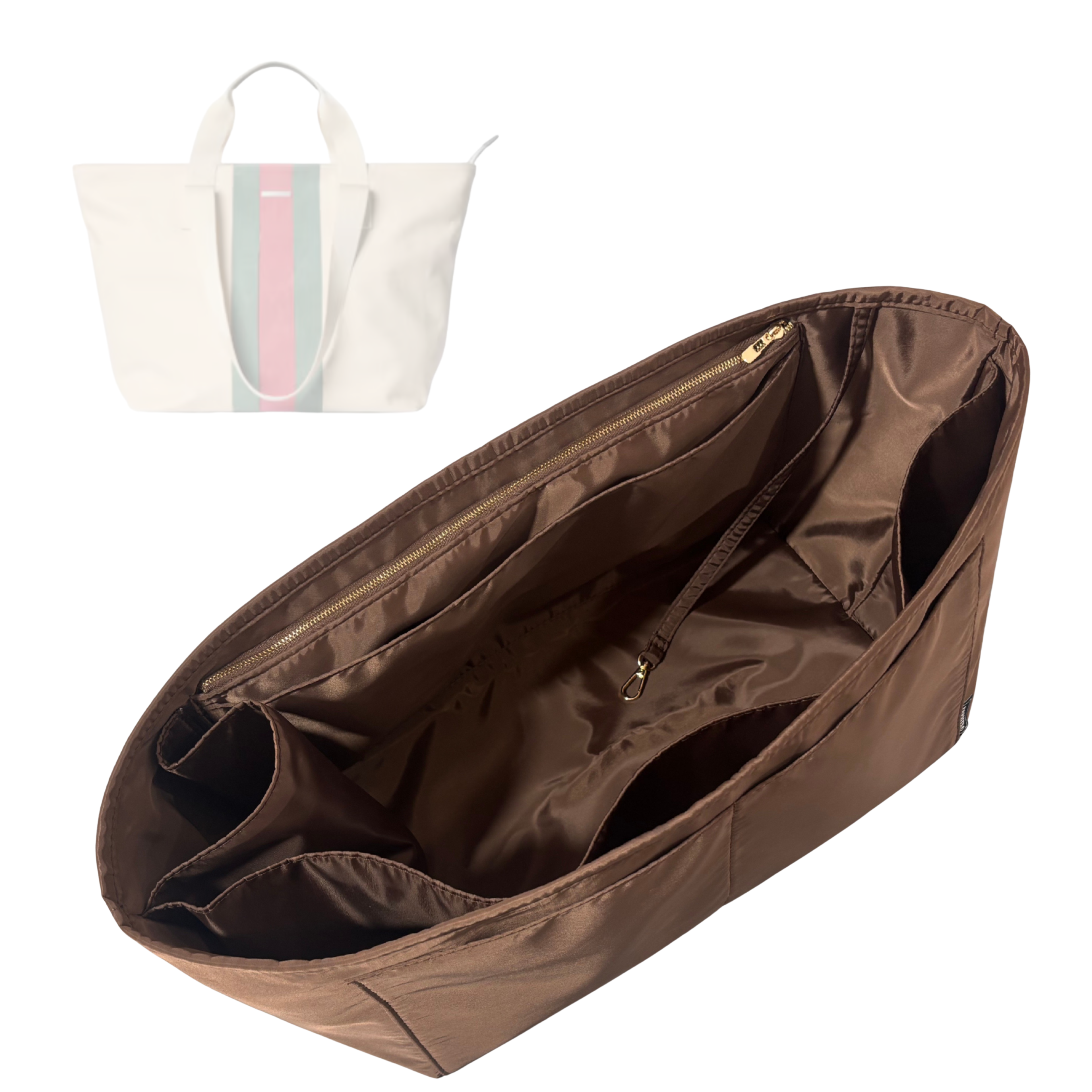 Divitize Luxe Waterproof Nylon Organizer compatible with Positano Tote Bag